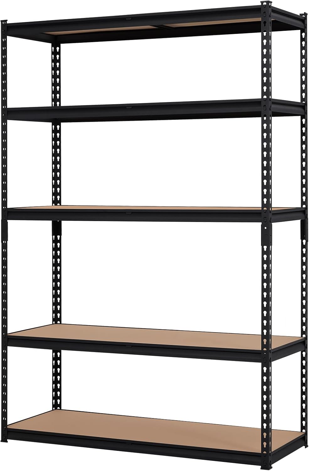 GarveeHome Heavy Duty Storage Shelves - 5 Tier 48 * 24 * 72in, Adjustable Garage Storage Shelving, Metal Storage Utility Rack Shelf Unit
