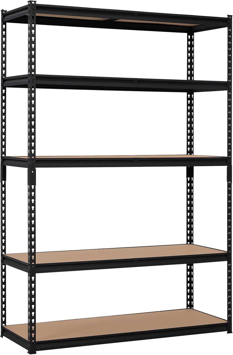 GarveeHome Heavy Duty Storage Shelves - 5 Tier 48 * 24 * 72in, Adjustable Garage Storage Shelving, Metal Storage Utility Rack Shelf Unit